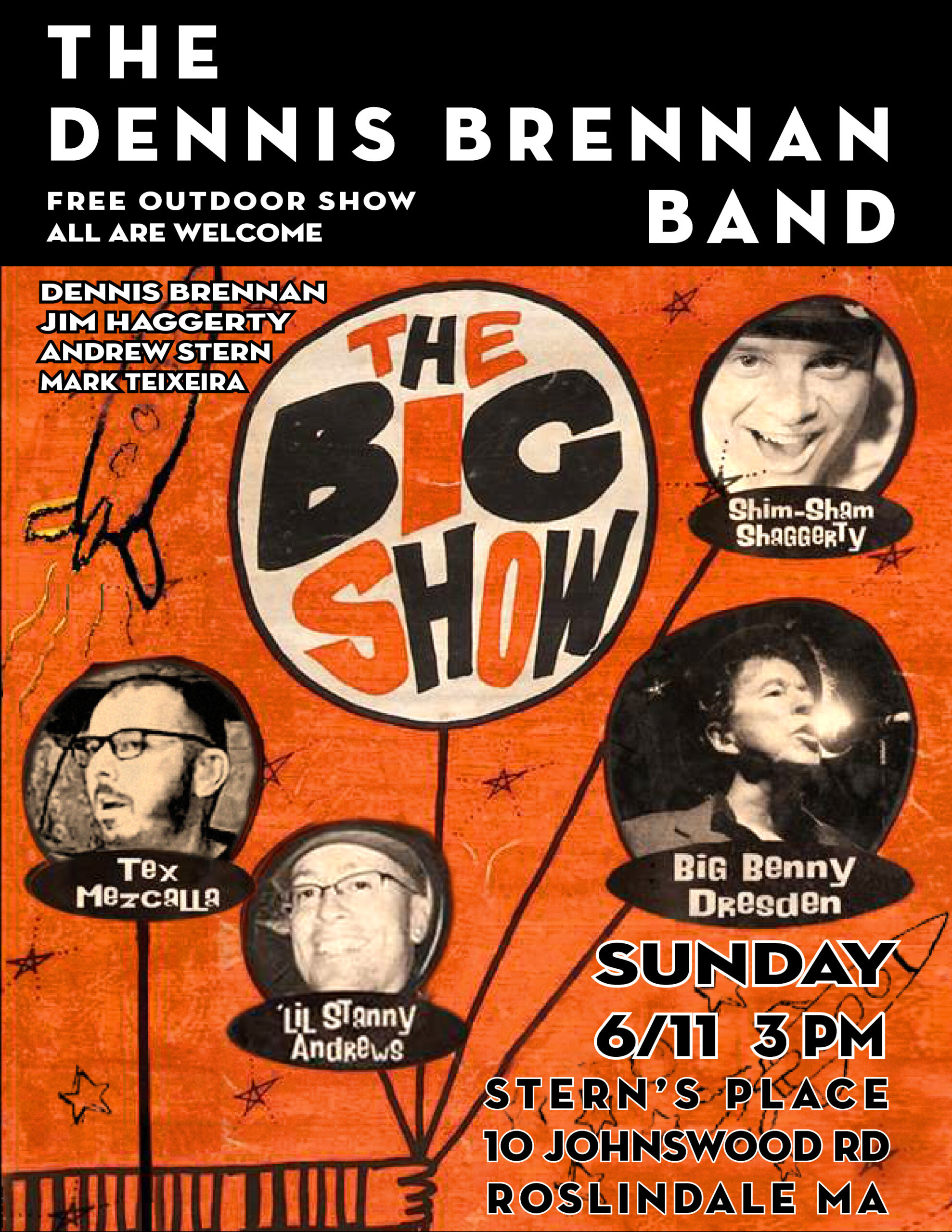 Dennis Brennan Band patio show: Sunday June 11!